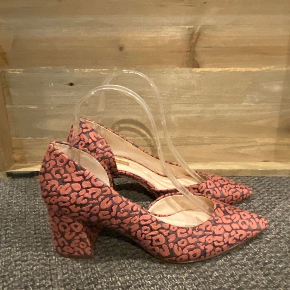 ✅Louise Et Cie JOLON Slip-on Pointed-Toe Block Heel Pumps SHIRAZ MULTI
